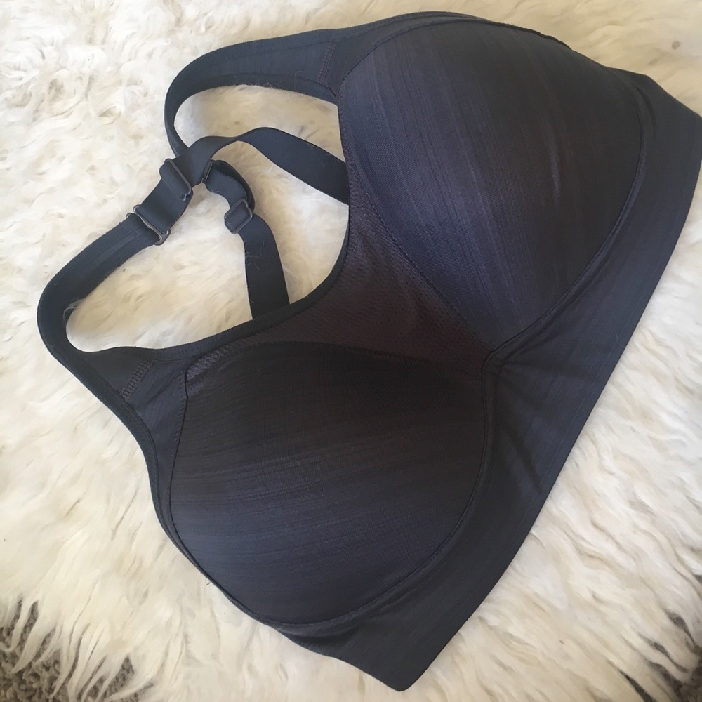 Champion Dark Grey Women’s Hook Clasp Sports Bra - Picture 1 of 7